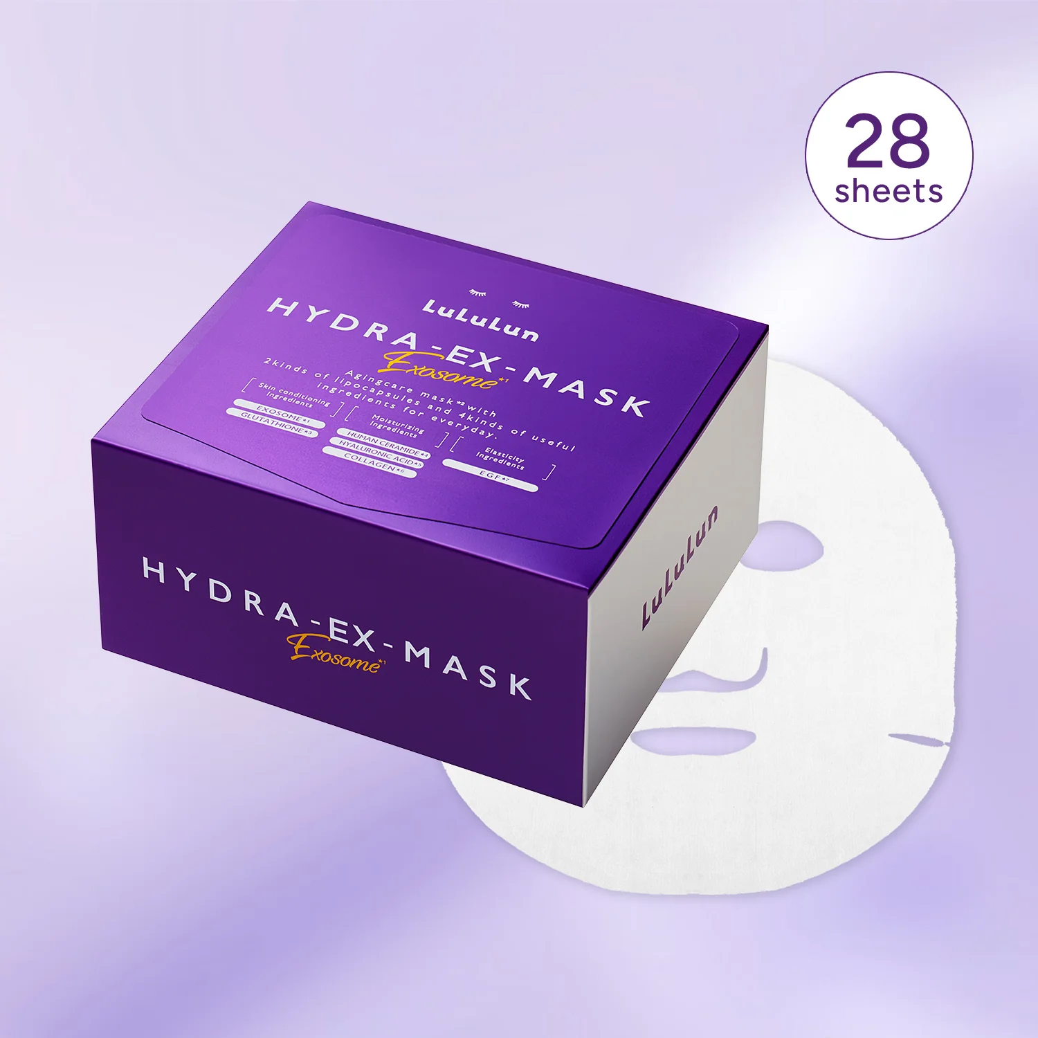 LuLuLun Hydra-EX Face Mask [28 pcs]